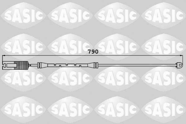 Sasic 6236011 - Contatto segnalazione, Usura past. freno / mat. d'attrito autozon.pro