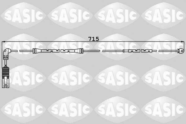 Sasic 6236032 - Contatto segnalazione, Usura past. freno / mat. d'attrito autozon.pro