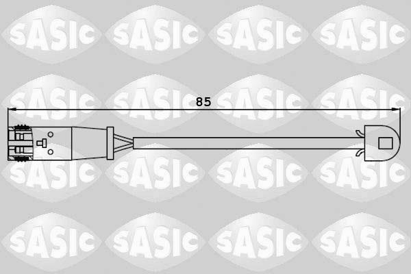 Sasic 6236021 - Contatto segnalazione, Usura past. freno / mat. d'attrito autozon.pro