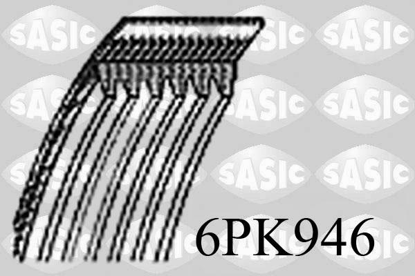 Sasic 6PK946 - Cinghia Poly-V autozon.pro