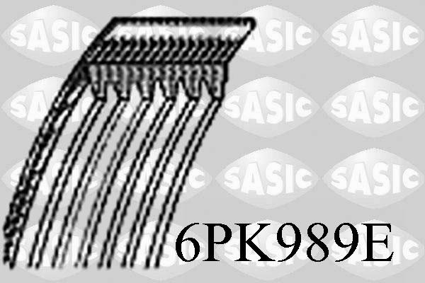 Sasic 6PK989E - Cinghia Poly-V autozon.pro