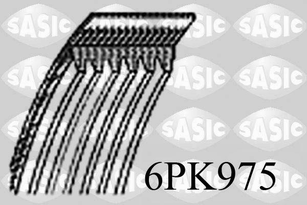 Sasic 6PK975 - Cinghia Poly-V autozon.pro