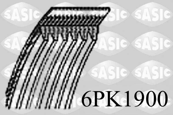 Sasic 6PK1900 - Cinghia Poly-V autozon.pro