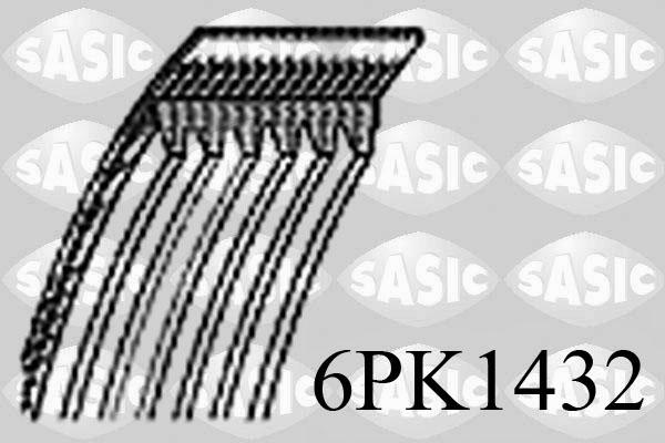 Sasic 6PK1432 - Cinghia Poly-V autozon.pro