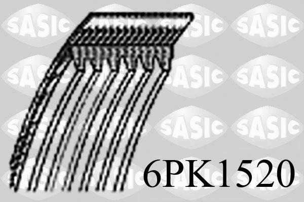 Sasic 6PK1520 - Cinghia Poly-V autozon.pro