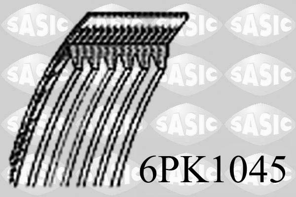 Sasic 6PK1045 - Cinghia Poly-V autozon.pro