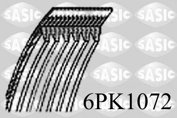 Sasic 6PK1072 - Cinghia Poly-V autozon.pro