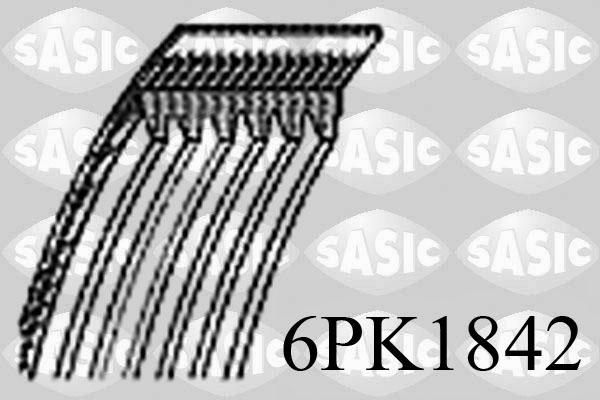 Sasic 6PK1842 - Cinghia Poly-V autozon.pro