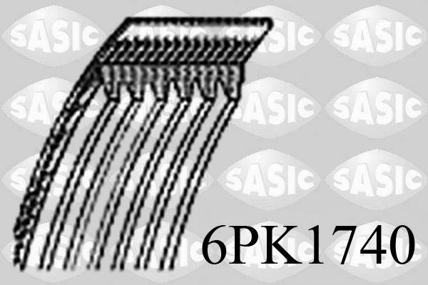 Sasic 6PK1740 - Cinghia Poly-V autozon.pro