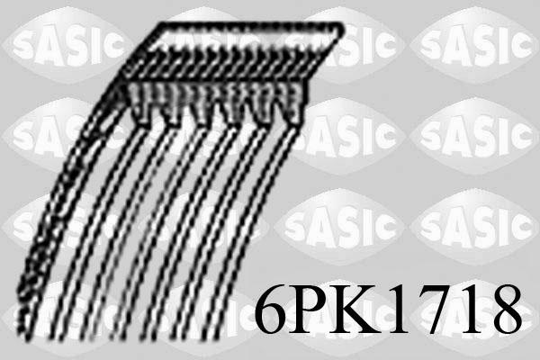 Sasic 6PK1718 - Cinghia Poly-V autozon.pro