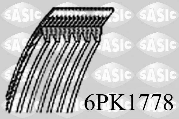 Sasic 6PK1778 - Cinghia Poly-V autozon.pro