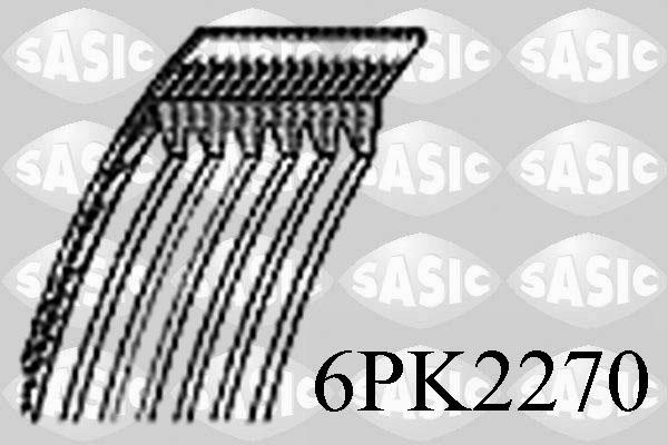 Sasic 6PK2270 - Cinghia Poly-V autozon.pro