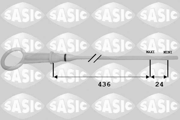 Sasic 1944007 - Asta controllo livello olio autozon.pro