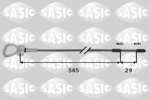 Sasic 1946008 - Asta controllo livello olio autozon.pro