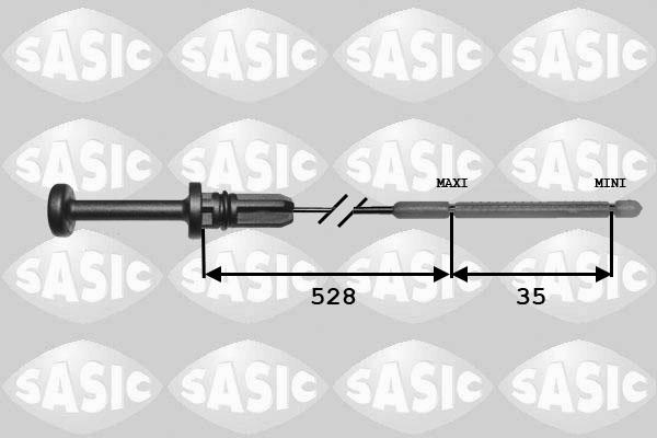 Sasic 1940007 - Asta controllo livello olio autozon.pro