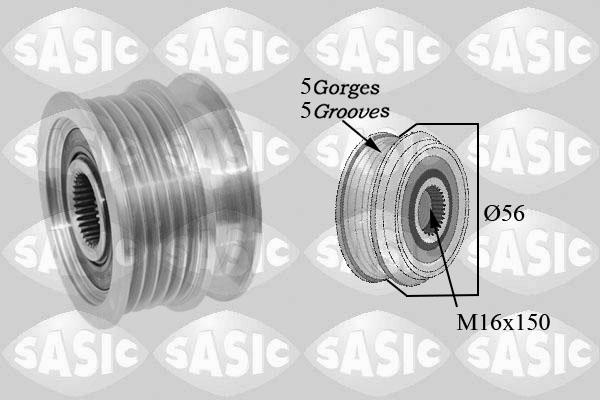 Sasic 1674006 - Puleggia cinghia, Alternatore autozon.pro