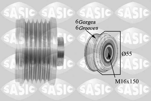 Sasic 1674007 - Puleggia cinghia, Alternatore autozon.pro