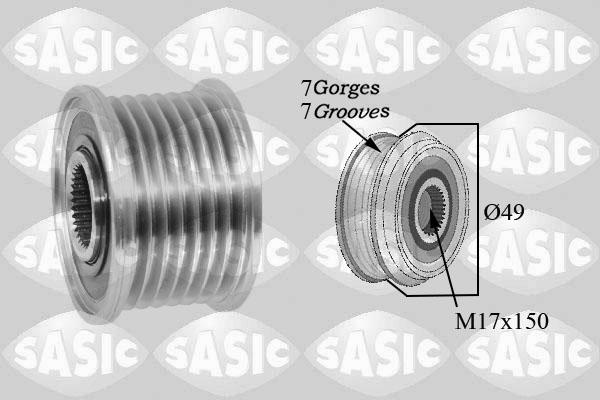 Sasic 1676028 - Puleggia cinghia, Alternatore autozon.pro