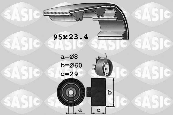 Sasic 1754009 - Kit cinghie dentate autozon.pro