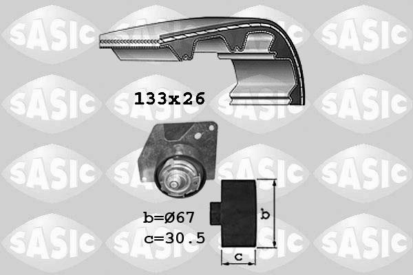 Sasic 1754025 - Kit cinghie dentate autozon.pro