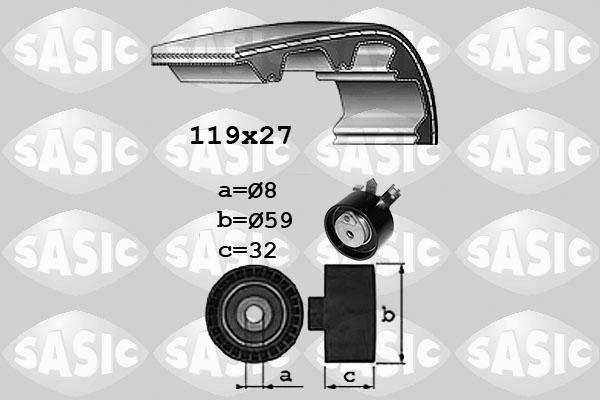 Sasic 1754026 - Kit cinghie dentate autozon.pro