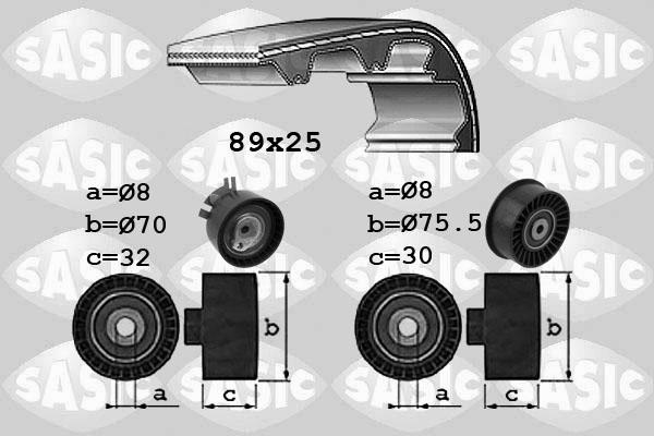 Sasic 1754023 - Kit cinghie dentate autozon.pro