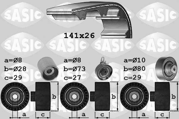 Sasic 1756049 - Kit cinghie dentate autozon.pro