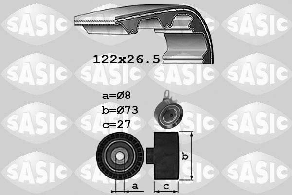 Sasic 1756041 - Kit cinghie dentate autozon.pro