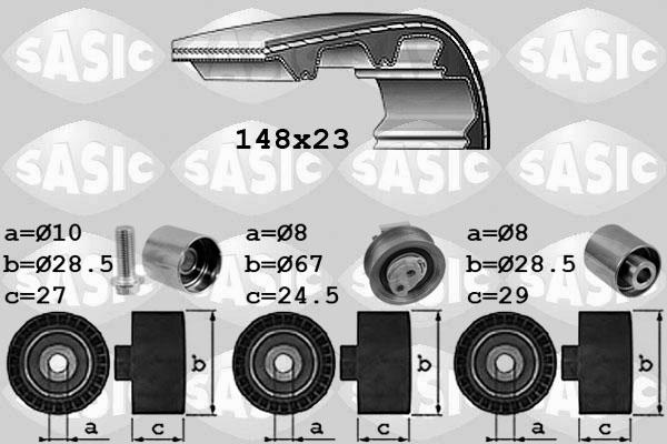 Sasic 1756047 - Kit cinghie dentate autozon.pro