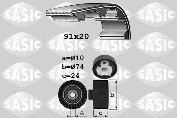 Sasic 1756055 - Kit cinghie dentate autozon.pro