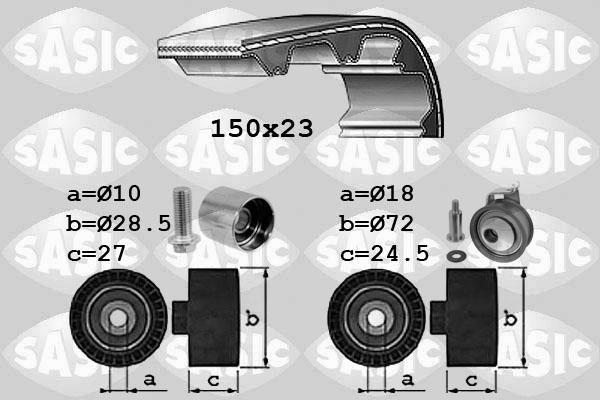 Sasic 1756052 - Kit cinghie dentate autozon.pro