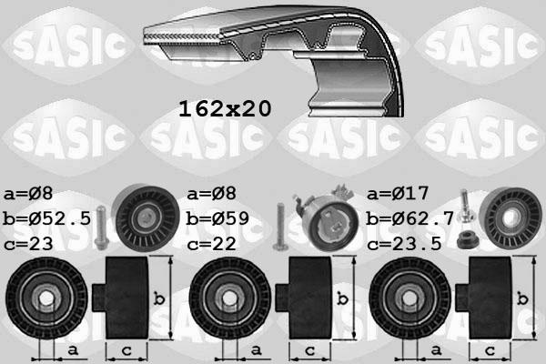 Sasic 1756064 - Kit cinghie dentate autozon.pro