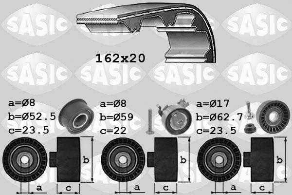 Sasic 1756065 - Kit cinghie dentate autozon.pro