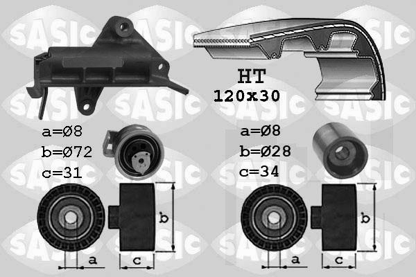 Sasic 1756019 - Kit cinghie dentate autozon.pro