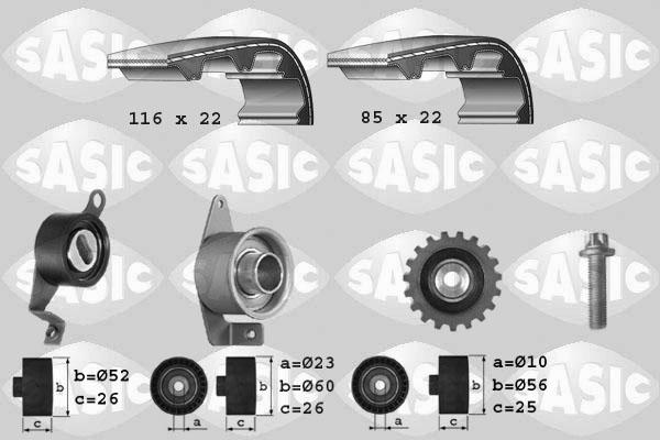 Sasic 1756011 - Kit cinghie dentate autozon.pro