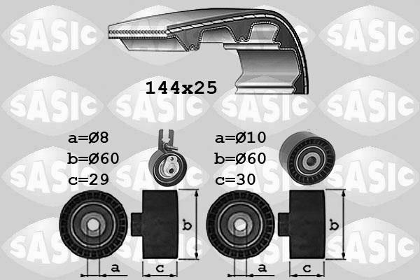 Sasic 1756084 - Kit cinghie dentate autozon.pro