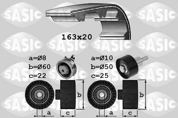 Sasic 1756081 - Kit cinghie dentate autozon.pro