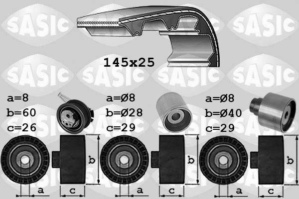 Sasic 1756087 - Kit cinghie dentate autozon.pro