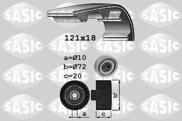 Sasic 1756039 - Kit cinghie dentate autozon.pro