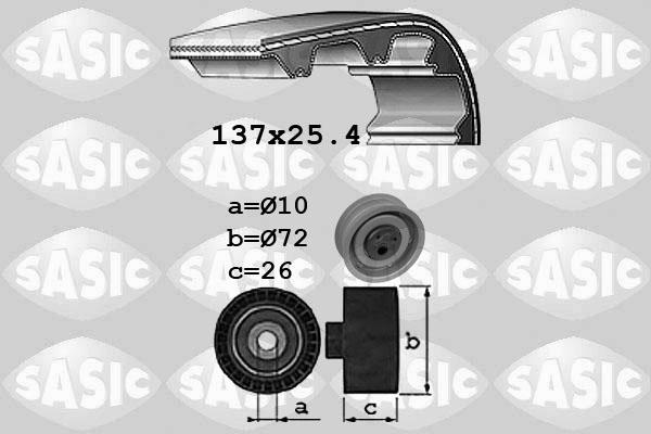 Sasic 1756035 - Kit cinghie dentate autozon.pro