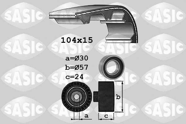 Sasic 1756032 - Kit cinghie dentate autozon.pro