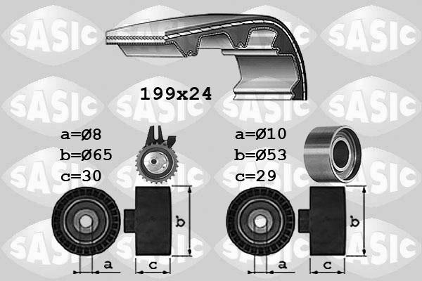 Sasic 1756028 - Kit cinghie dentate autozon.pro