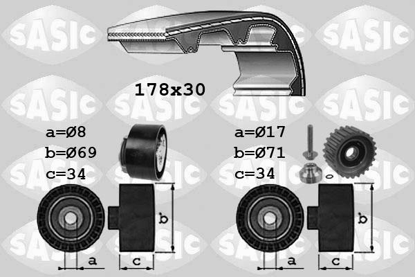 Sasic 1756022 - Kit cinghie dentate autozon.pro