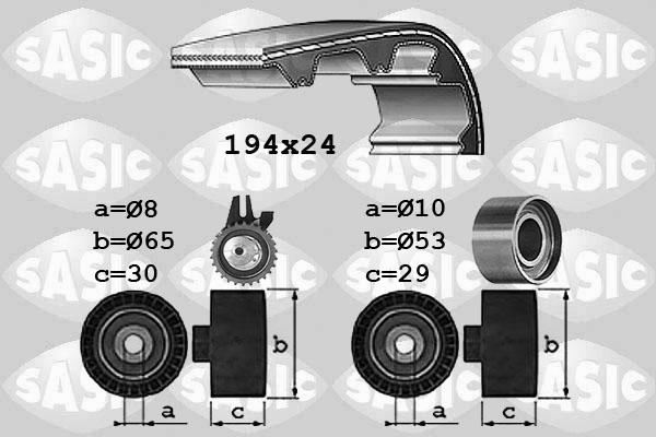 Sasic 1756027 - Kit cinghie dentate autozon.pro