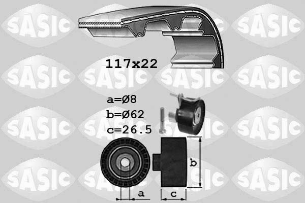 Sasic 1756079 - Kit cinghie dentate autozon.pro