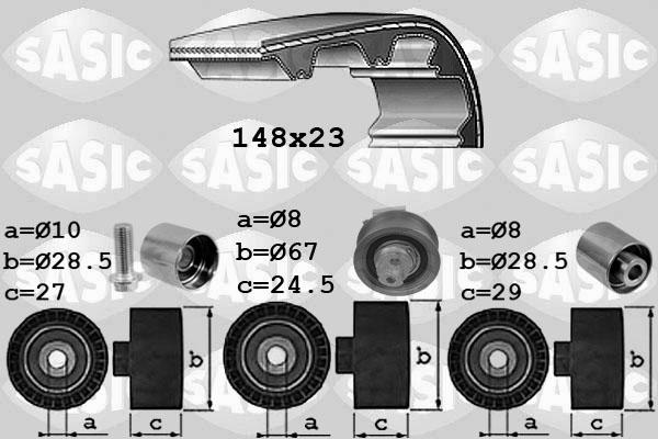 Sasic 1756074 - Kit cinghie dentate autozon.pro