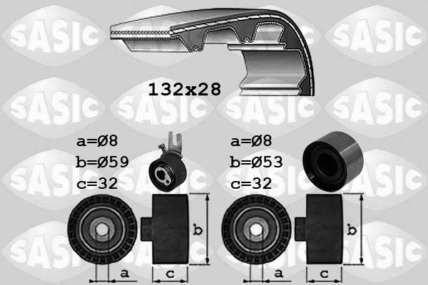 Sasic 1756078 - Kit cinghie dentate autozon.pro