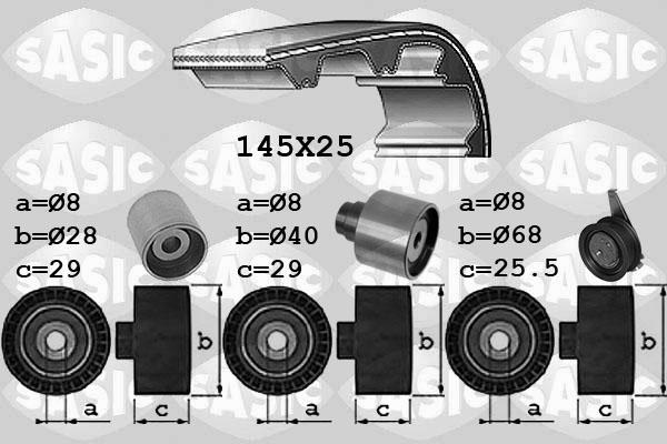 Sasic 1756073 - Kit cinghie dentate autozon.pro