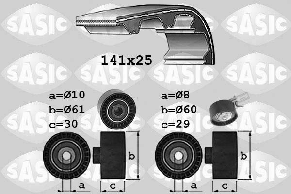 Sasic 1756072 - Kit cinghie dentate autozon.pro