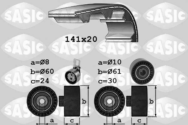 Sasic 1750044 - Kit cinghie dentate autozon.pro